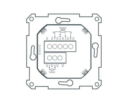 Терморегулятор для теплого пола Thermo Thermoreg TI-300 Black