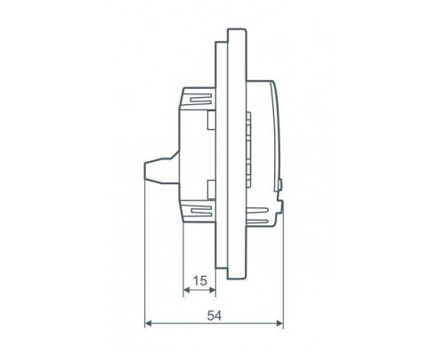 Терморегулятор для теплого пола Thermo Thermoreg TI-950 Design