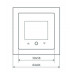 Терморегулятор для теплого пола Thermo Thermoreg TI-970 White сенсорный